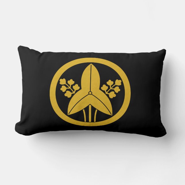 Stehende Pfeilspitze Lendenkissen (Vorderseite)