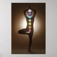 Stehende Pose, Yoga, Yogi, Chakren, Chakra, Aura