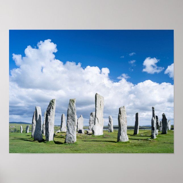 Stehende Steine des Callanish 2 Poster (Vorne)