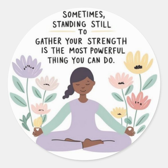 Stehende Sticker (Vorderseite)