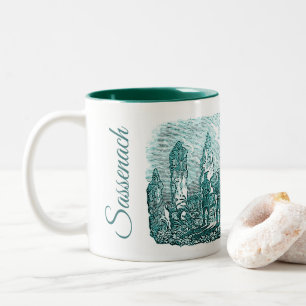 Stehende Stone Craigh na Dun Sassenach Zweifarbige Tasse