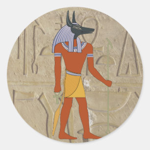 Stehender Anubis Aufkleber