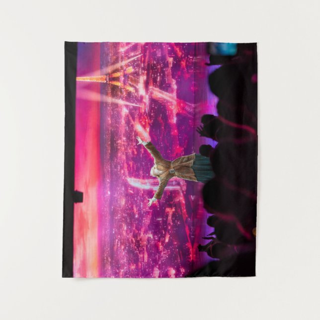 Stehender Applaus Wandteppich (Vorderseite)