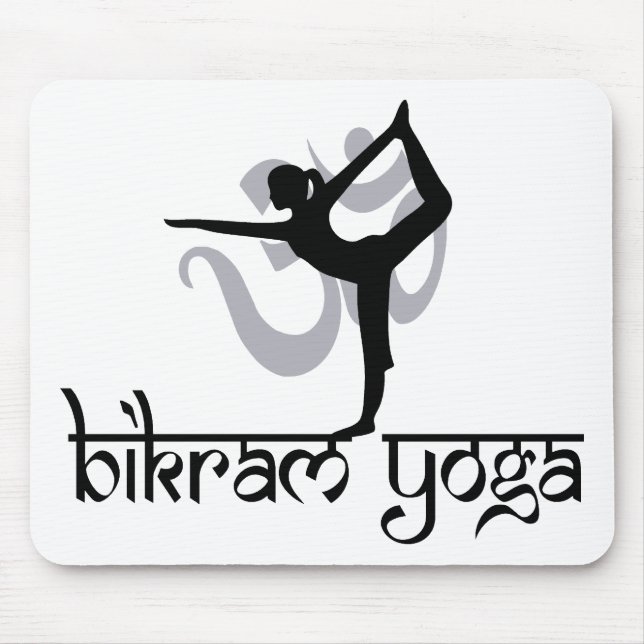Stehender Bogen, der Pose Bikram Yoga-Geschenk Mousepad (Vorne)