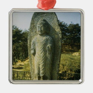 Stehender Buddha an Ch'olch'on-Ni, Naju, 10. centu Silbernes Ornament