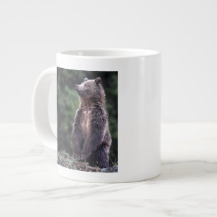Stehender Grizzly-Bär Jumbo-Tasse