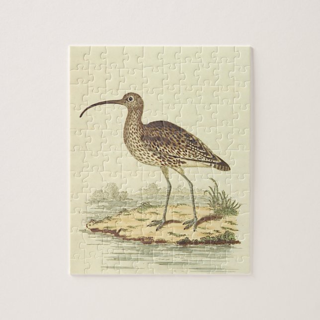 Stehender Vogel, Vintager Blick Jigsaw Puzzle (Vertikal)