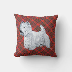 Stehender Westie Kissen