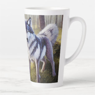 Stehender Wolf Milchtasse