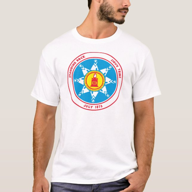 Stehendes Felsenstammlogo T-Shirt (Vorderseite)