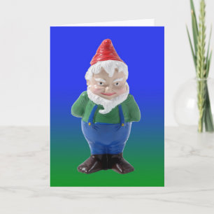 Stehendes Gnome Feiertagskarte