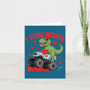 Stehlen Herzen Trex Dino Baby Junge Valentinstag K Karte