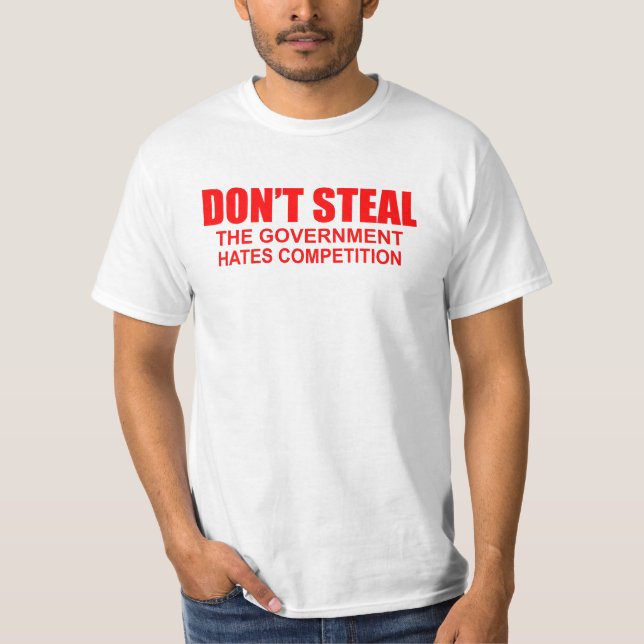 Stehlen Sie nicht lustigen T - Shirt (Vorderseite)