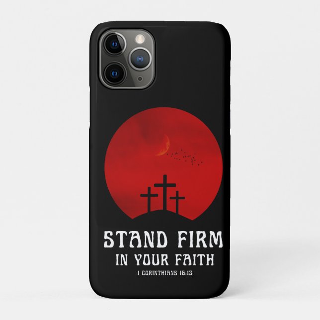 Steht fest im Glauben Case-Mate iPhone Hülle (Rückseite)