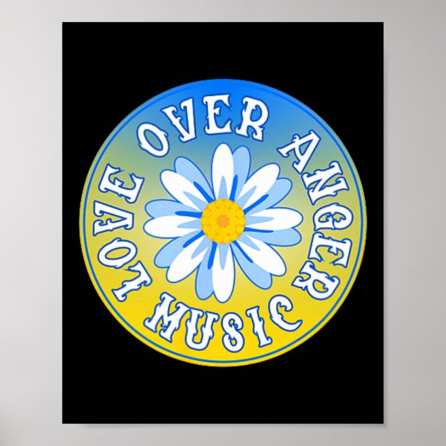 Steht mit der Ukraine Liebe über Wut Musik 2  Poster (Vorne)