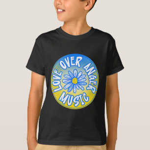 Steht mit der Ukraine Liebe über Wut Musik 4 T-Shirt