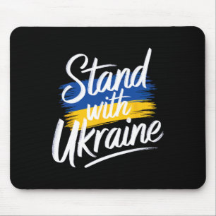 Steht mit der Ukraine Unterstützt Solidarität Frie Mousepad