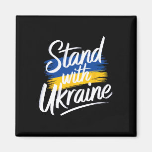Steht mit der Ukraine Unterstützung Solidarität Fr Magnet