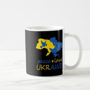 Steht mit der ukrainischen Friedensliebe Ukraine-F Kaffeetasse