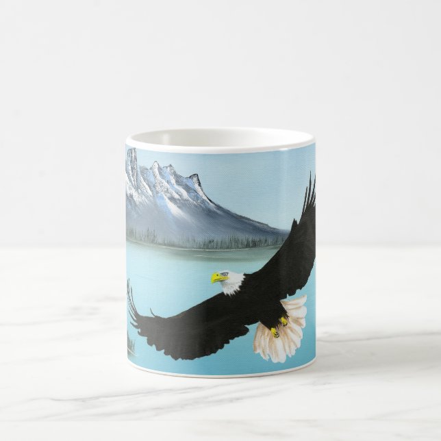 Steht wie ein Adler Kaffeetasse (Mittel)