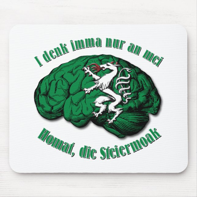 Steiermark Im Hirn Österreich Mousepad (Vorne)