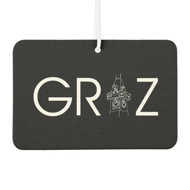 Steiermark Österreich Uhrturm Graz Autolufterfrischer (Vorderseite)