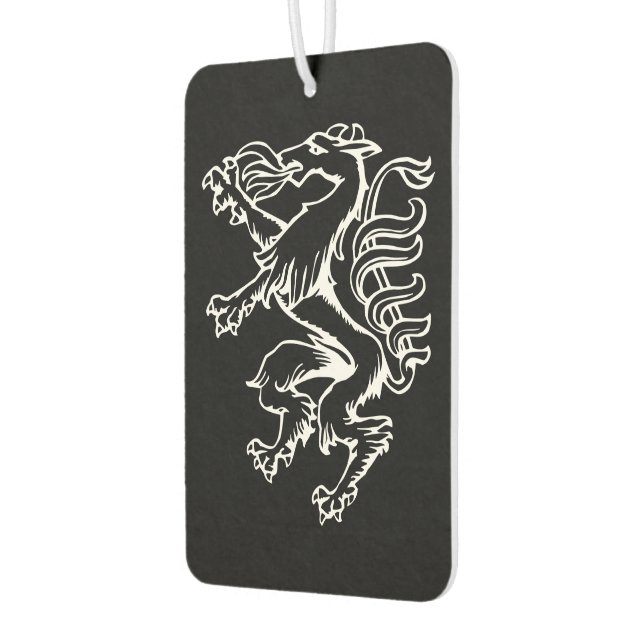 Steiermark Österreich Weisser Panther Wappen Autolufterfrischer (Links)