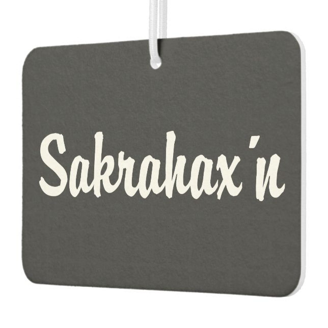 Steiermark Sakrahax´n Spruch Autolufterfrischer (Links)