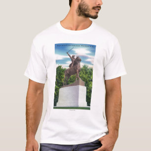 Steife Statue-Ansicht GENs John T-Shirt