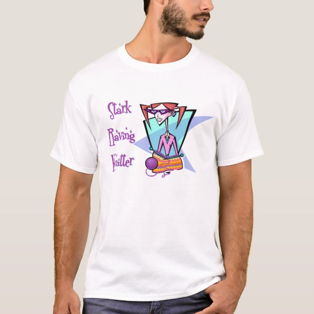 Steifer Raving Stricker-T - Shirt (Vorderseite)