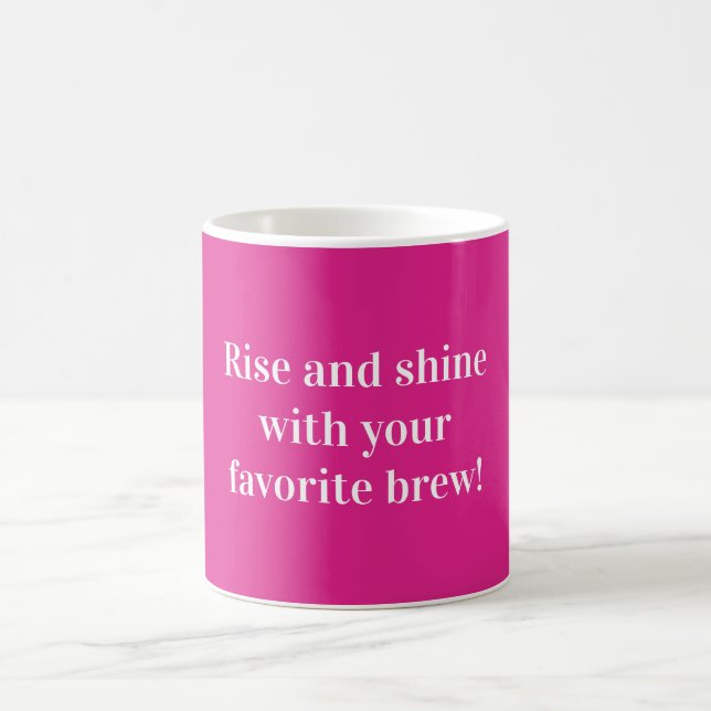 Steigen Sie auf und glänzen Sie mit Ihrer Liebling Kaffeetasse (Mittel)