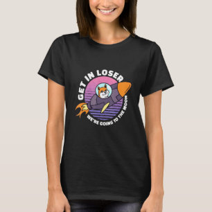 Steigen Sie ein in den Krypto Shibi in die Mondrak T-Shirt