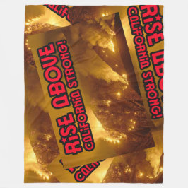 STEIGEN SIE ÜBER KALIFORNIEN STARK! FLEECEDECKE