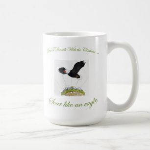 Steigen Sie wie eine Adler-Tasse an Tasse