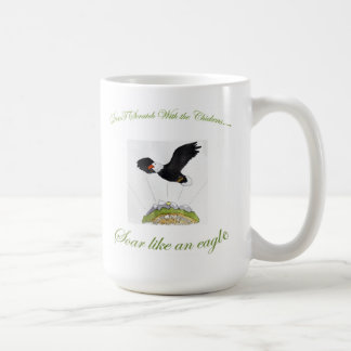 Steigen Sie wie eine Adler-Tasse an Tasse