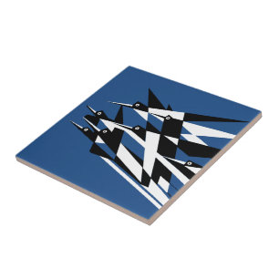 Steigen Sie zu den Fliese