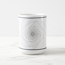 Steigende Deosil Fibonacci gewundene Tasse