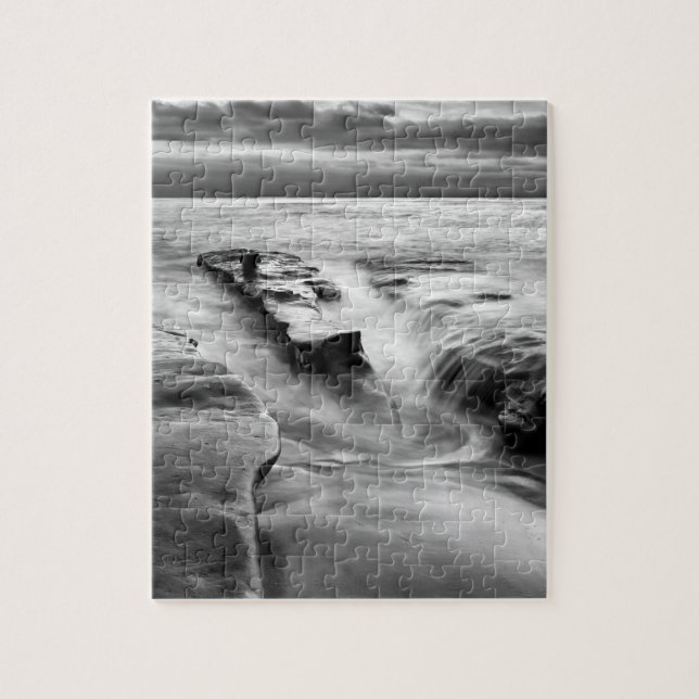 Steigende Flut am Strand Puzzle (Vertikal)