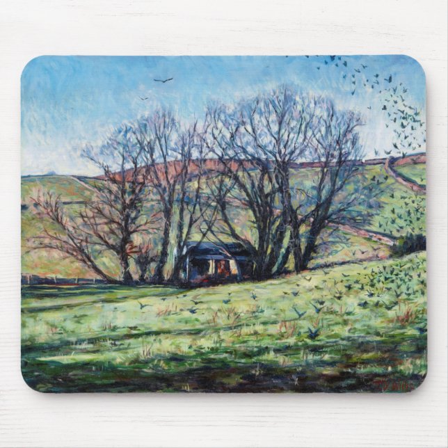 Steigende Krähen 2009 Mousepad (Vorne)