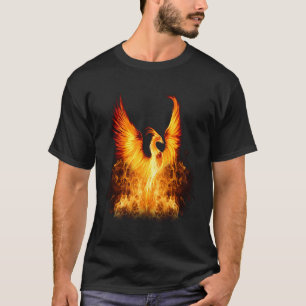 Steigende Phoenix Feuer Fenix Inspiration Motivati T-Shirt