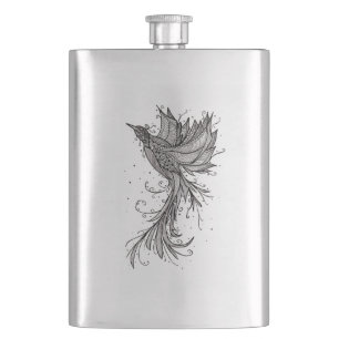 Steigende Phoenix-Flasche Flachmann