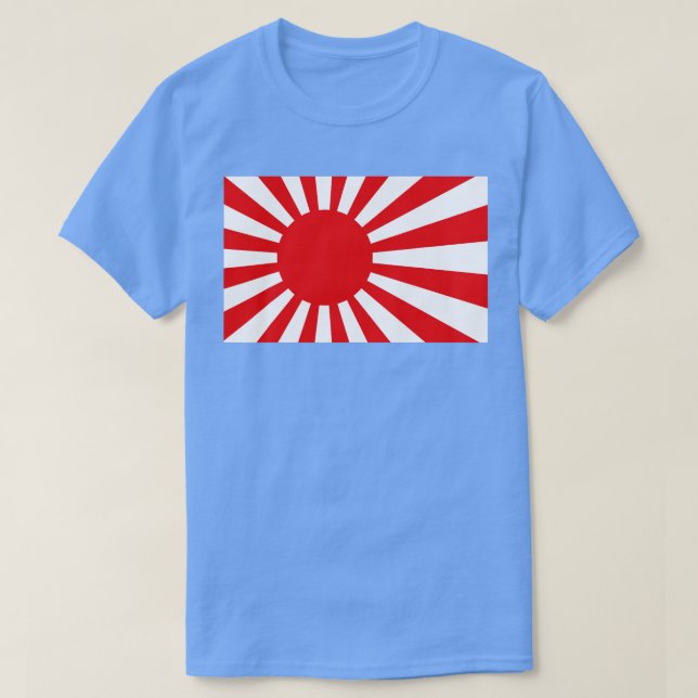 Steigende Sonnenflagge Japan T-Shirt (Design vorne)