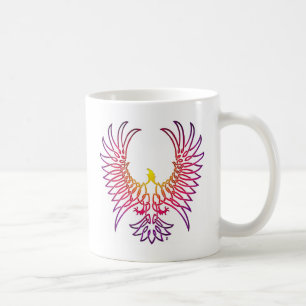 steigender Adler, sunglow Tasse