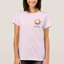 Steigender Sonnenschein-T - Shirt für Frauen