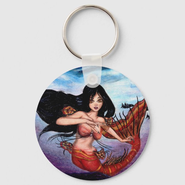 steigender Sturm Schlüsselanhänger (Vorderseite)