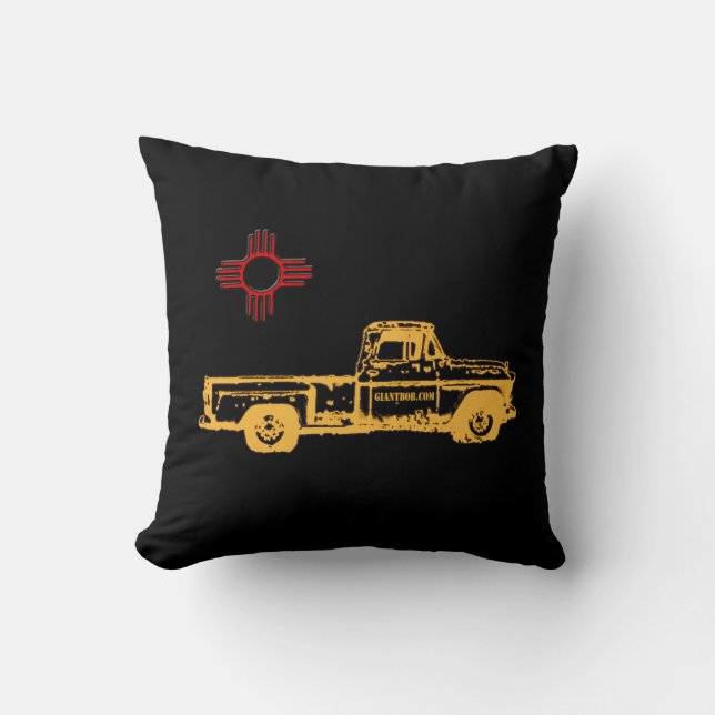 Steigendes hinteres Gold Vorder-Riesiger Bob-Zias Kissen (Vorderseite)