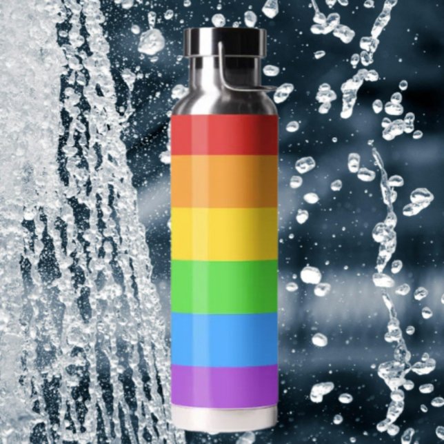 Steigschild: Regenbogenflagge Trinkflasche (Von Creator hochgeladen)