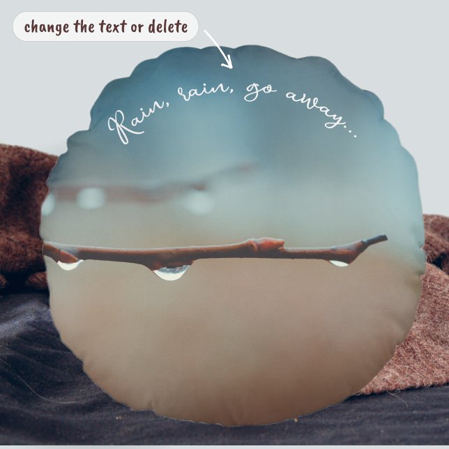 Steigseile auf einem Baumzweig Rundes Kissen (Von Creator hochgeladen)