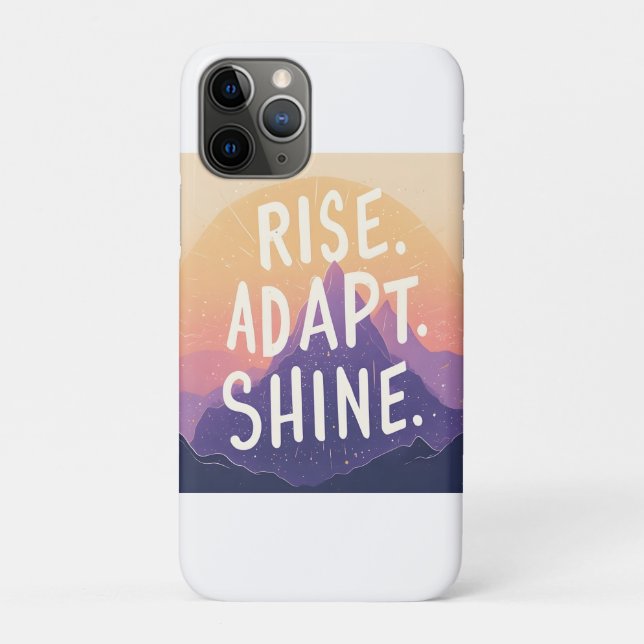 Steigung Adapt Shine - Inspirationsreicher Bergson Case-Mate iPhone Hülle (Rückseite)