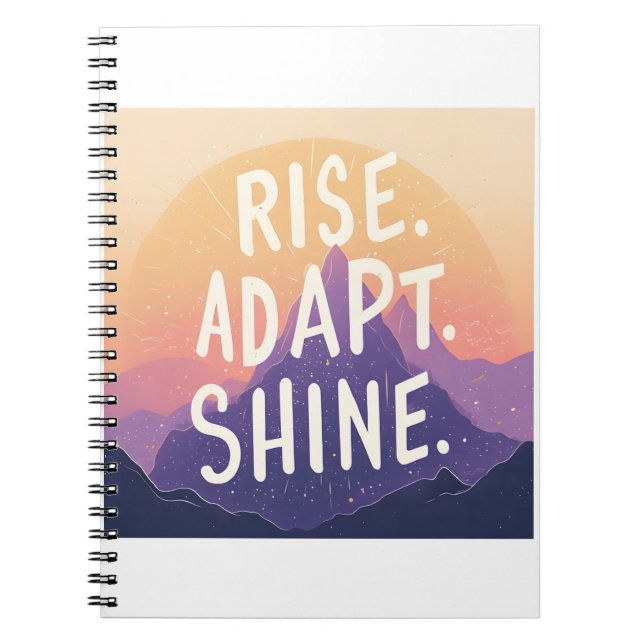 Steigung Adapt Shine - Inspirationsreicher Bergson Notizblock (Vorderseite)